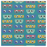 Funny Geeky Googly Eyes, multicolor, Unisex Case Fabric