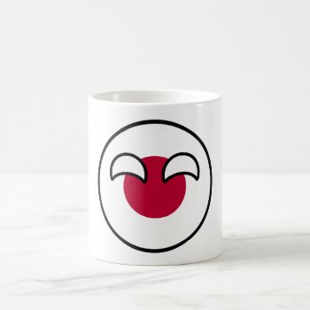Funny Geeky Japan Countryball Flag Coffee Mug by Countryballs_Store at Zazzle