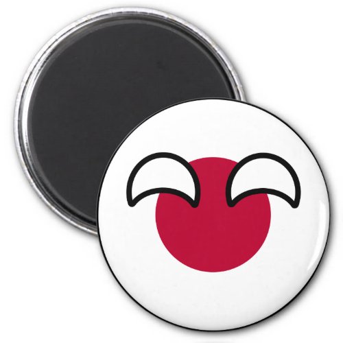 Funny Geeky Japan Countryball Flag Magnet
