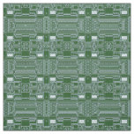 Funny Geeky Nerd Computer Circuit Board Pattern Fabric