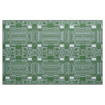 Funny Geeky Nerd Computer Circuit Board Pattern Fabric