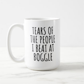 Funny Gemes Tears of the People I Beat At Boggle Coffee Mug