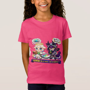 Funny Gemini Zodiac Duality Angel Lamb and Chaos T-Shirt