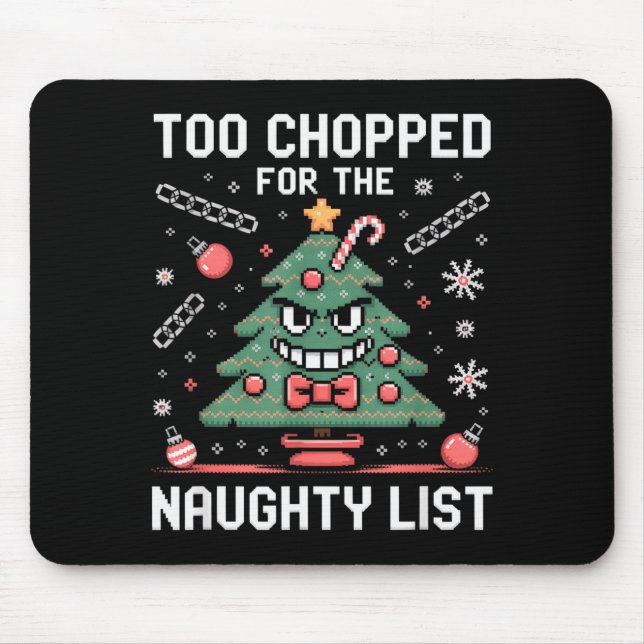 Funny Gen Alpha Gen Z Slang Funny Christmas Sweate Mouse Pad (Front)