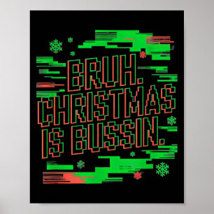 Funny Gen Alpha Gen Z Slang Funny Christmas Sweate Poster