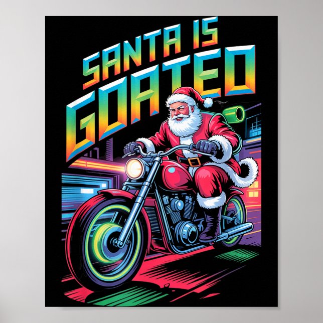 Funny Gen Alpha Gen Z Slang Funny Christmas Sweate Poster (Front)