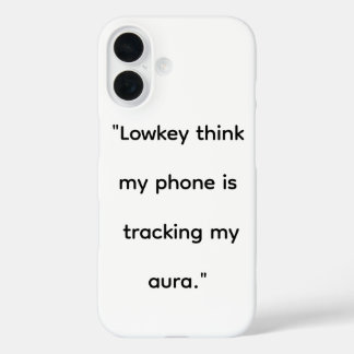 Funny Gen Z Humor iPhone Case | Lowkey Think My Ph