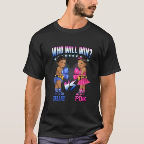 Funny Gender Reveal Boxing _ Keeper Of Gender Reve T_Shirt