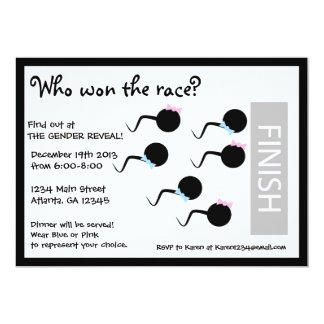 Gender Announcement Invitations 6