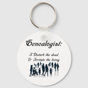 Funny Genealogy Keychain