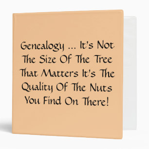 Funny Genealogy Quote Folder / Ring Binder