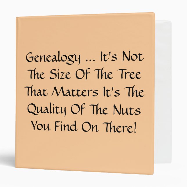 Funny Genealogy Quote Folder / Ring Binder (Front/Inside)