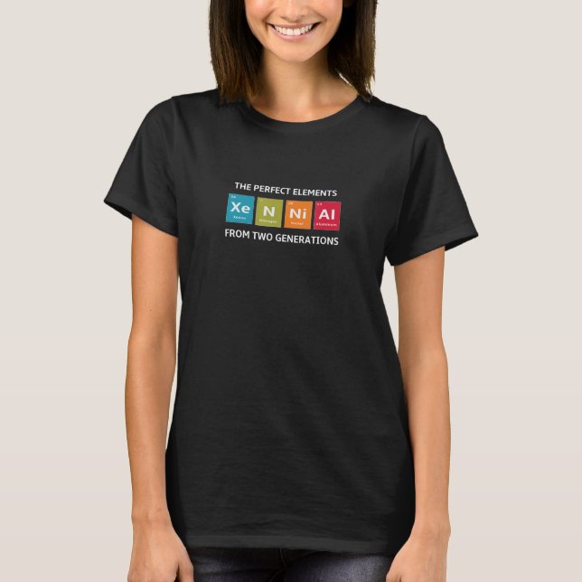 Funny Generation X Xennial Millennial Nerd Joke T-Shirt (Front)