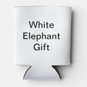 Funny Generic White Elephant Gift Can Cooler