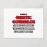 Funny Genetic Counselor .. Highly Unlikely Postcard