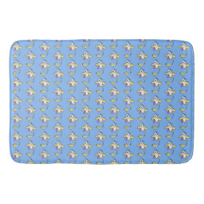 Funny genie bath mat