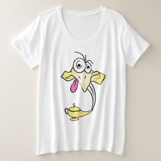 Funny genie plus size T-Shirt (Design Front)