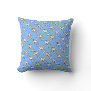 Funny genie throw pillow
