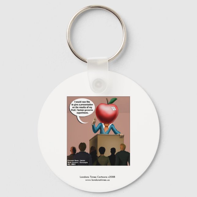 Funny Genome Experiment Quality Key Chain (Front)