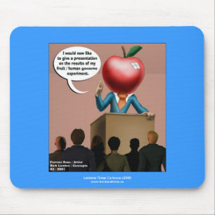 Funny Genome Experiment Quality Mouse Pad