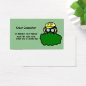 Funny Geocacher Geocaching Handle Signature Card (Desk)