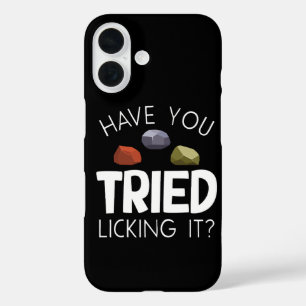 Funny Geologist Lapidary Rock Collector Rockhound iPhone 16 Case