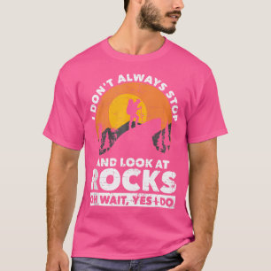 Funny Geologist Mountain Hiking Paleontologist Geo T-Shirt