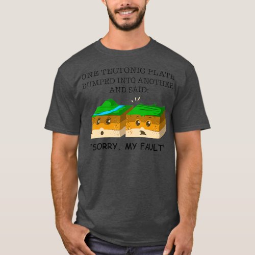 Funny Geology Earthquake Gift  Cute Earth Men T_Shirt