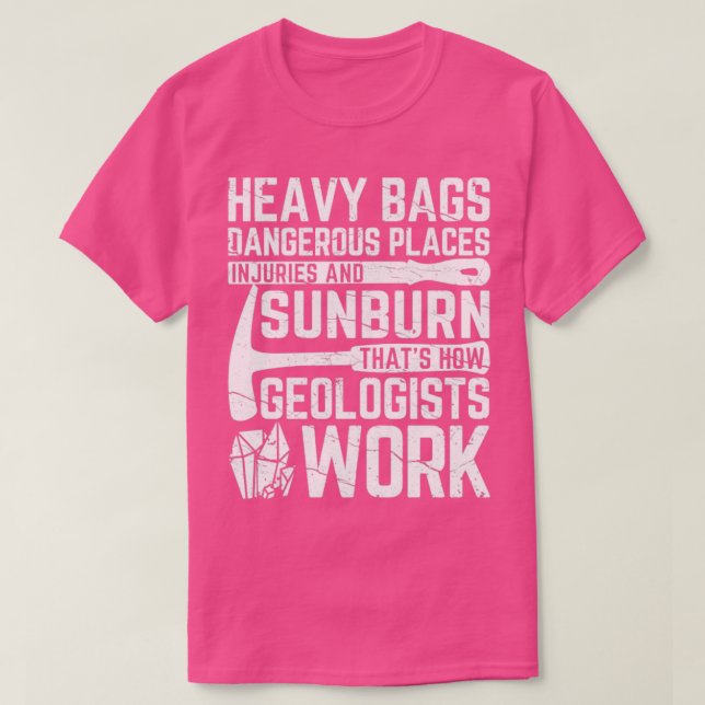 Funny Geology Geologist Rock Hunting Heavy Bags2 T-Shirt (Design Front)
