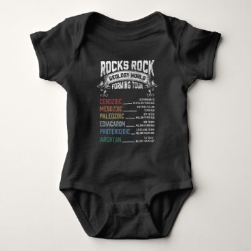 Funny Geology Rock Forming Humor Geologist Baby Bodysuit