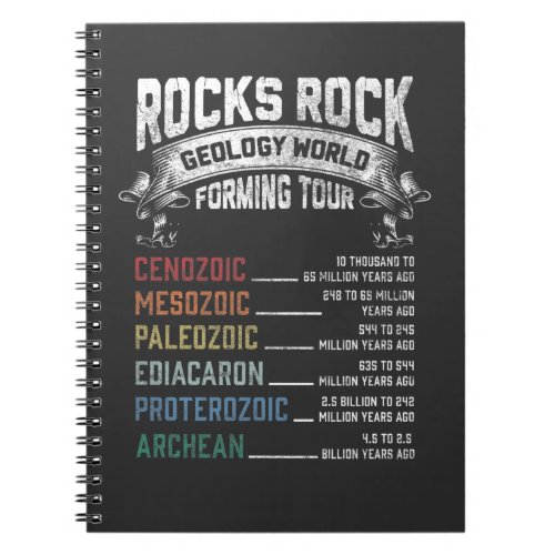 Funny Geology Rock Forming Humor Geologist Notebook