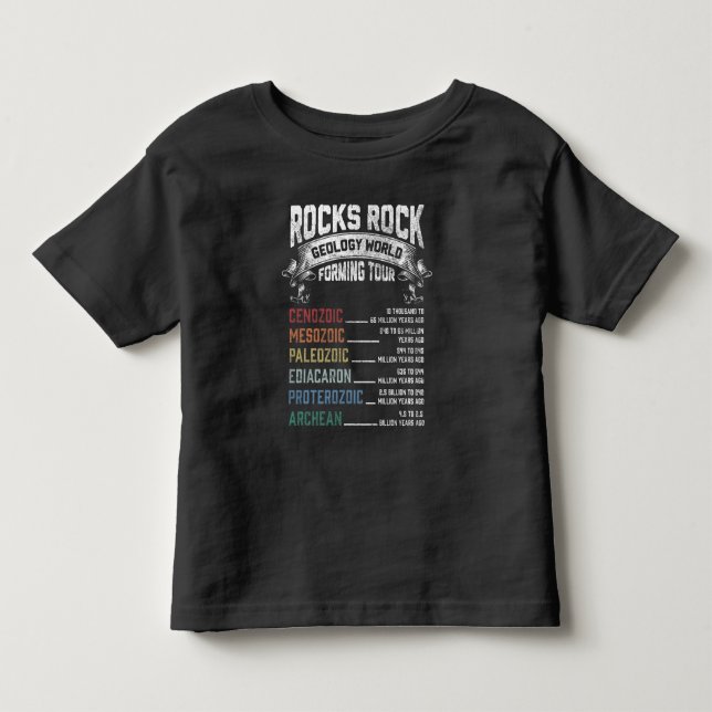 Funny Geology Rock Forming Humor Geologist Toddler T-shirt (Front)