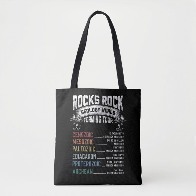 Funny Geology Rock Forming Humor Geologist Tote Bag (Front)