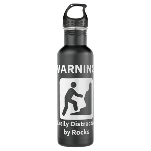 Funny Geology Rock Mineral Collector T  Gift Geolo Stainless Steel Water Bottle