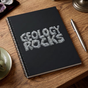 Funny Geology Student Notebook - Earth Science Pun
