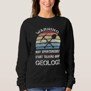Funny Geology Sunset Gift for Geologist Sweatshirt