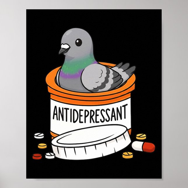 Funny Geon Anti Depressant Zoo Boys Girls Premium  Poster (Front)