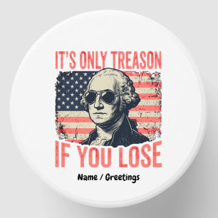 Funny George Washington Treason Quote Vintage Mini Candle Favors