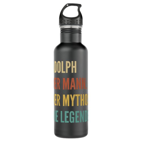 Funny German First Name Design _ Adolph  Stainless Steel Water Bottle