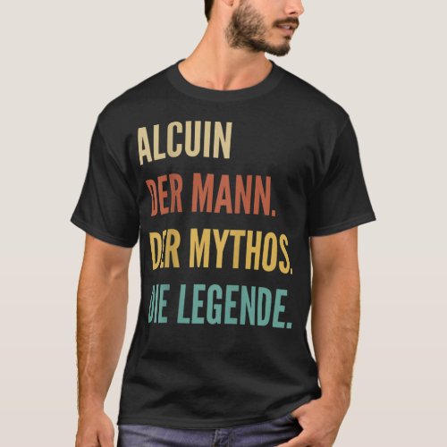 Funny German First Name Design _ Alcuin  T_Shirt