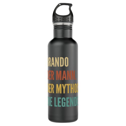 Funny German First Name Design _ Brando  Stainless Steel Water Bottle