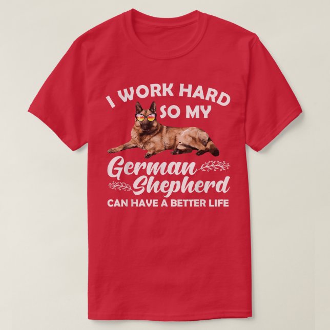 Funny German Shepherd Design For Men Women Kids Do T-Shirt (Design Front)