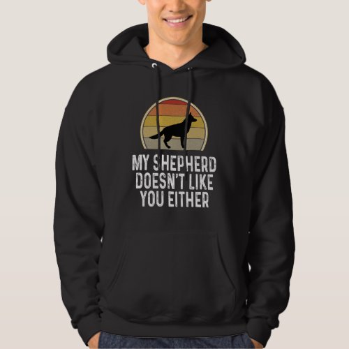 Funny German Shepherd Ears Up System Armed Dog Own Hoodie