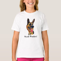 Funny German Shepherd Girls T-Shirt