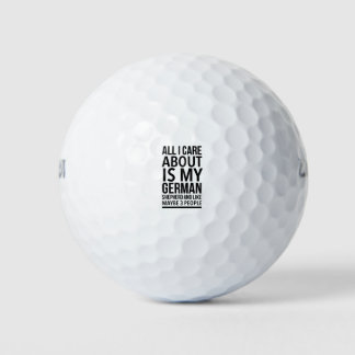 Funny German shepherd Golf Balls