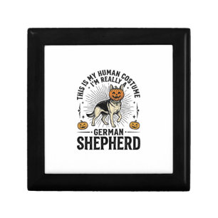 Funny German Shepherd Halloween Costume Dog Design Gift Box
