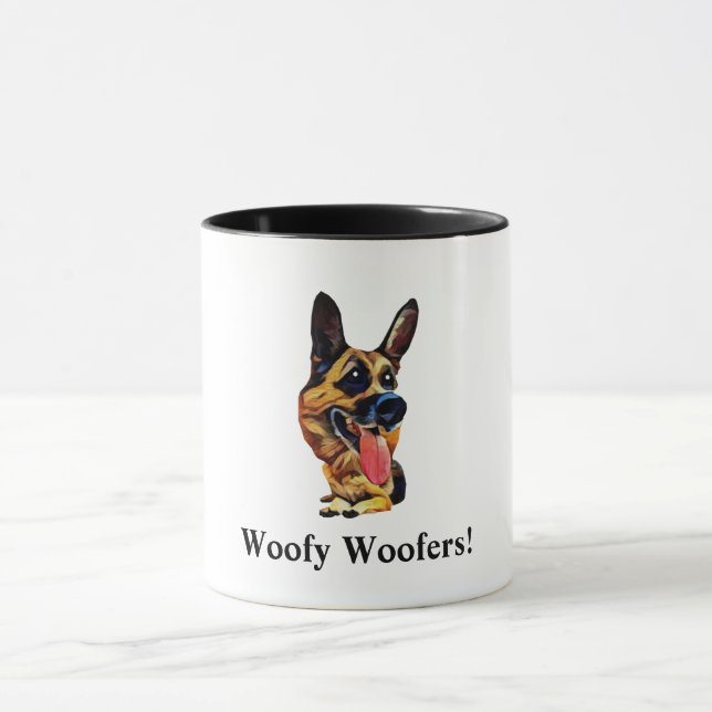 Funny German Shepherd Mug (Center)