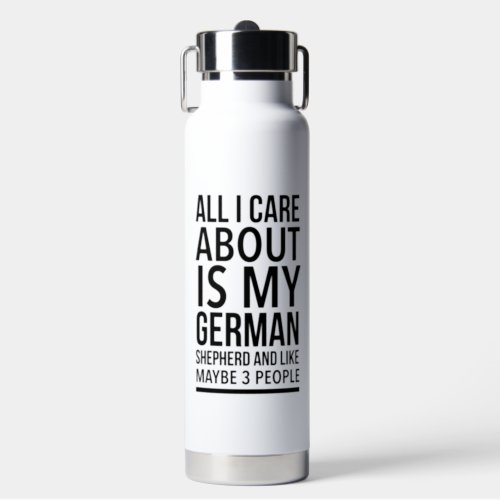 Funny German shepherd Water Bottle