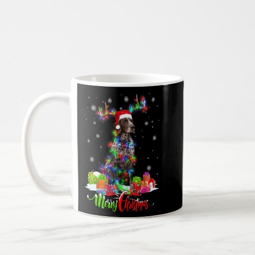 Funny German Shorthaired Pointer Dog Merry Christm Coffee Mug