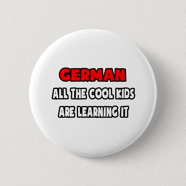 Funny German Teacher Shirts and Gifts Pinback Button (Front)